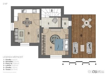 Prodej rodinného domu s výhledem na Vltavu, 189 m2 | Měcheni - 19