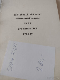 SEŘIZOVACÍ PŘEDPISY VSTŘIKOVACÍCH SOUPRAV - 19