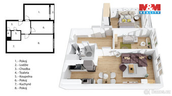 Prodej bytu 3+kk v Praze, ul. Vašátkova - 19