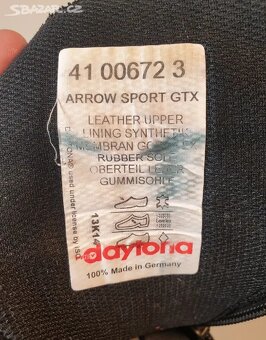 DAYTONA Sport Arrow GTX Kožené boty na motorku V 41 - 19