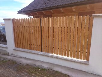 Dřevo- Plotová modřínová prkna plotovka plaňky na plot - 19