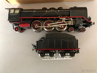 Märklin Gauge 0, Lokomotiva HR 7012920 s tendrem, originál, - 19