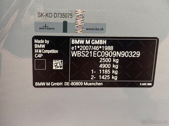 BMW X4M Completition Laser DPH - 19