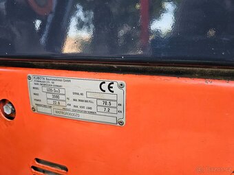 Pásový bagr Kubota U35 + Rotátor Engcon EC204 - 19