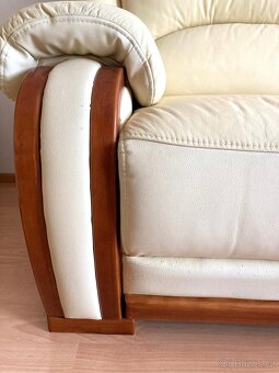 Kožená sedací souprava 3+2+1 nerozkládací - 19