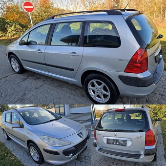 PEUGEOT 307 SW 1,4 16v BENZÍNOVÝ ČTYŘVÁLEC KLIMA, ALU KOLA - 19
