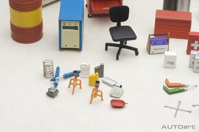 Sada vybavení dílny - diorama 1:18 AUTOart - 19