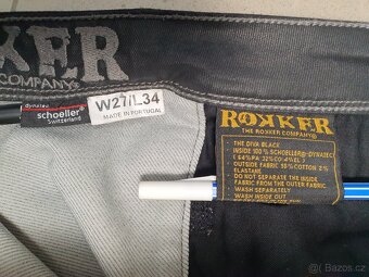 Rokker Diva Black Jeans Kevlarové moto džíny Vel. W27/L34 - 19