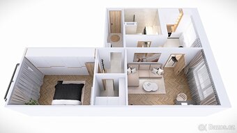 Pronájem bytu 2+1, 57 m2 – Znojmo - Pražská - 19