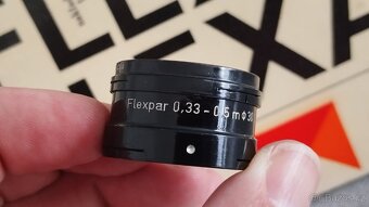Starý fotoaparát Flexaret + pouzdro, příslušenství, krabice - 19