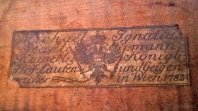 Mistrovské celé starožitné housle z 18 století, nádherný kus - 19