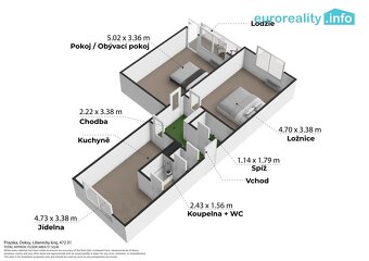 Prodej, byt 2+1, Doksy, ul. Pražská - 19