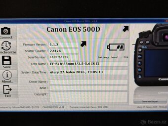 Canon EOS 500D komplet pro začátečníky - 19