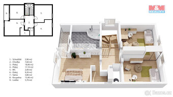 Prodej rodinného domu, 179 m², Všechlapy - 19