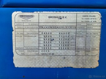 Broshuis 42N5-EU / Roztažení + rozšíření / 4x prohlubně - 19