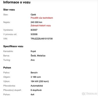 Audi TT 3.2 VR6, 4x4, 184 kw, 240xxx km - 19