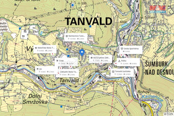 Prodej bytu 2+1 v Tanvaldu, ul. Radniční - 19