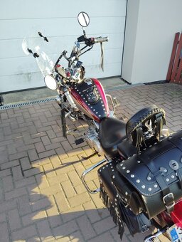 Yamaha XV Virago 125 (5AJ) r.v.:1998 červená-tmavá (TOP stav - 19