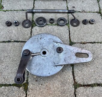 ČZ 125 T - přední a zadní kolo - 19