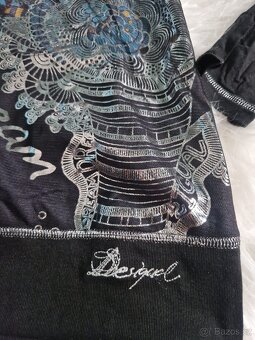 Desigual dámská značková halenka s dlouhým vel S černá - 19
