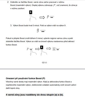 Indukční varná deska Mora VDIS653C - 19