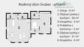 Prodej rodinného domu 6+2, 192 m2, na Srubci, ul. Do Zahráde - 19