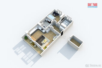 Prodej bytu 3+kk, 56 m², Litoměřice, ul. Kollárova - 19
