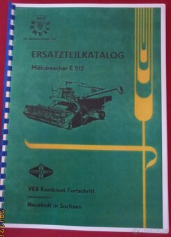 Návod k obsluze kombajn Fortschritt E 516 - 19