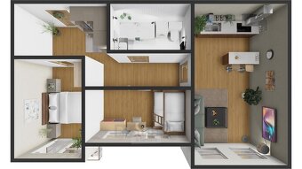 Prodej bytu 3+kk na Vltavě 65 m², České Budějovice - 19
