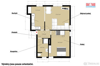 Pronájem bytu 2+kk, 110 m², Nýrsko, ul. Šmilovského - 19