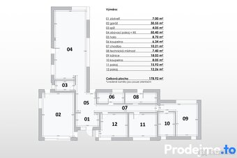 Prodej rodinného domu 4+kk, 179 m2- Mašovice, ev.č. 100060 - 19