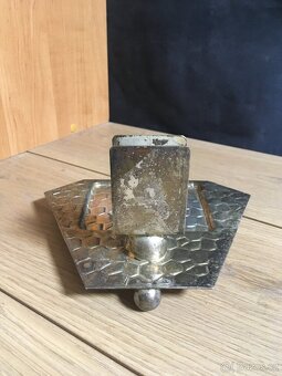 Broušená skleněná dóza malá 2x - 19