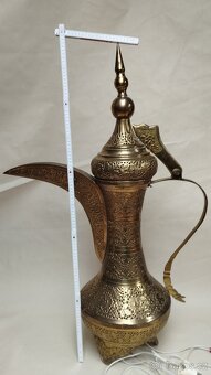 Orientalní lampa velká, stolek a malá lampa - 19