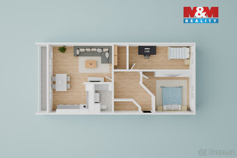 Prodej bytu 3+1, 67 m², Teplice, ul. Rovná - 19
