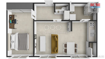 Prodej bytu 2+kk, 37 m², Slaný, ul. Máchova - 19