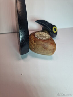 Art Deco YZ Cherry Amber Faturan Nutbirds, Match Striker - H - 19
