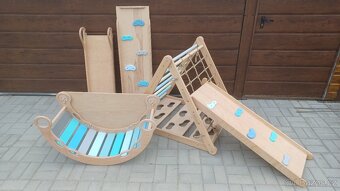 Dětská Montessori houpačka celobuková - 19