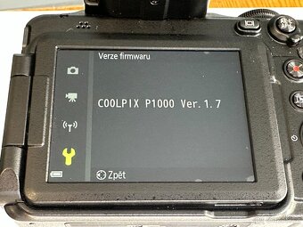 Nikon Coolpix P1000, zdroj, extra baterie, 100% stav, ZÁRUKA - 19
