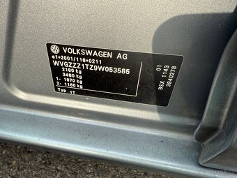 ►VW TOURAN 2,0 MPI CNG MPI - 80 kW,  DEŠŤ. SENZOR◄ - 19