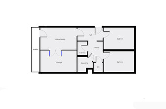 Pronájem bytu 3+1 Mirovická, Praha - Kobylisy, 23300 Kč/měs, - 19