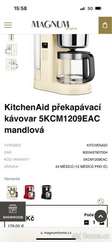 Kitchenaid překapávací kávovar - 19
