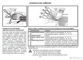 Návod k obsluze Zetor Forterra 95 - 125, 95 - 135 a 100-140 - 19