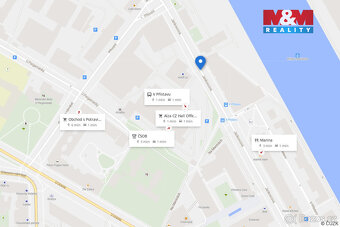 Pronájem kanceláře - obchodu, 58 m², Praha, ul. Jankovcova - 19