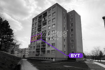 Prodej družstevního bytu 3+1, balkón,  ulice Proskovická, Os - 19