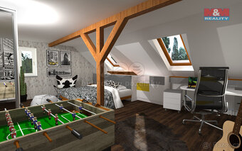 Prodej, rodinný dům 140 m2, pozemek 220 m2, Husinecká, Tábor - 19