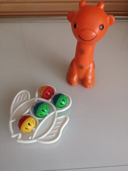 Retro hračky-chrastítka,gumové,plyšové,panenky, nařadí,... - 19