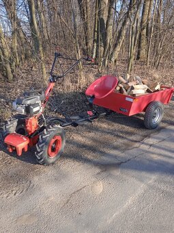 Malotraktor Vari Honda + sklápěcí přívěs - 19
