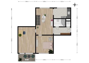 Prodej bytu 3+1 s balkonem Jihlava- Vrchlického - 19