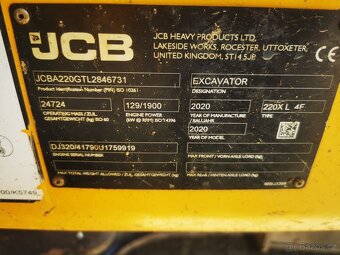 Pasovy bagr Jcb 220x  l 4f - 19
