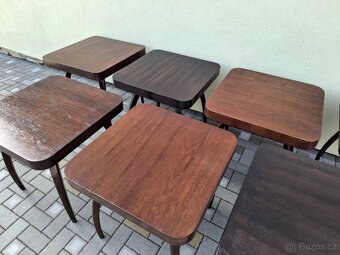 Konferenční stolek Halabala "pavouk" po renovaci - 19